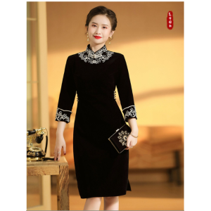 女裝復古連身裙